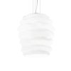 IDEAL LUX KARMA pendant light E27 ⌀380mm dimmable white 132365 Lámparas