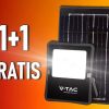 Lámparas de exterior V-TAC LED solar spotlight for outdoor use LED/6W/3.2V 4000K IP65