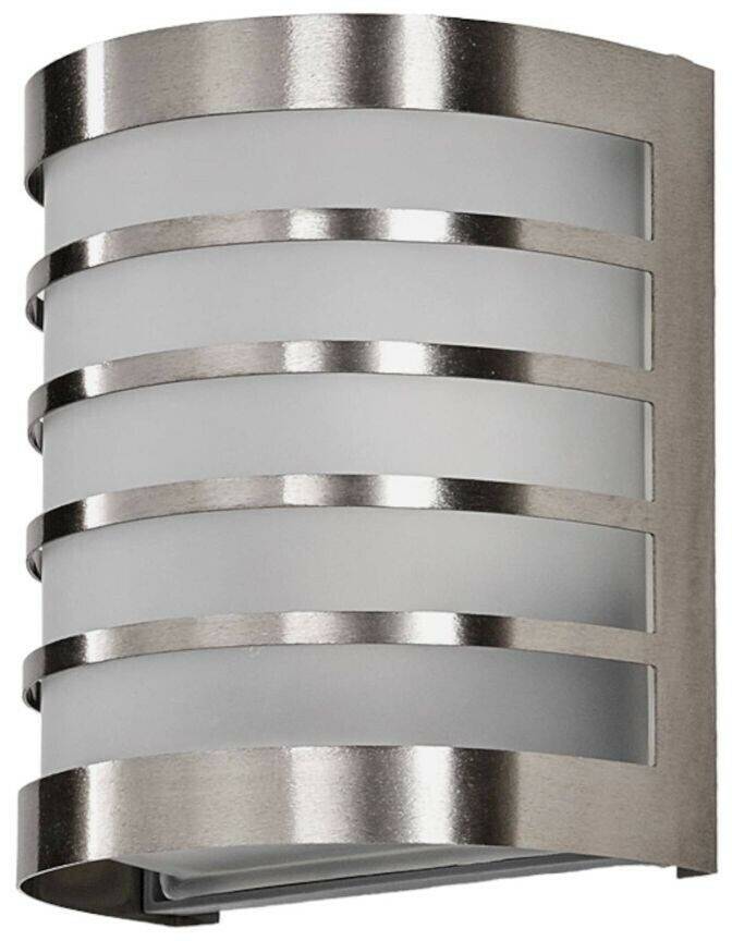 Lámparas de exterior Lindby Calin stainless steel outdoor wall light